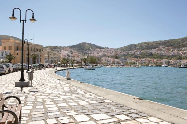 Foto van Samos Stad