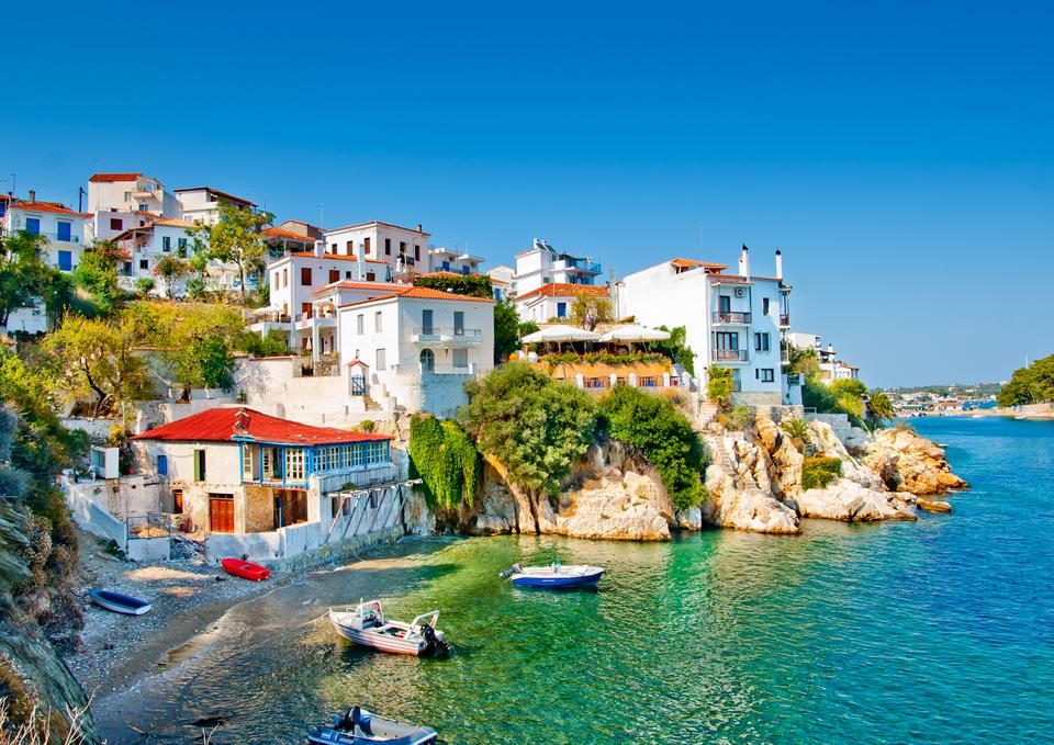 Skiathos-Stad Foto: 1 van 4